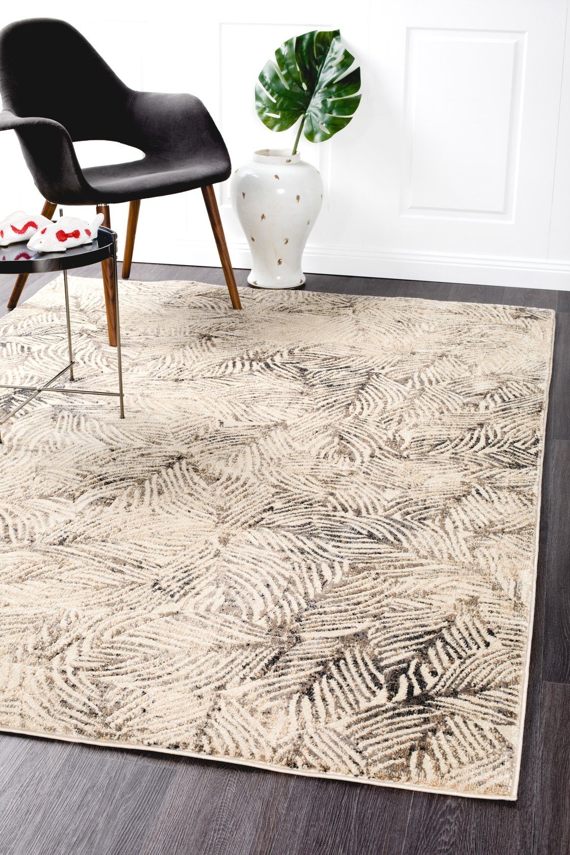 Artistic Nature Modern Charcoal Rug - Floorsome - Modern - DRM - 854 - CHAR - 230X160 - Modern