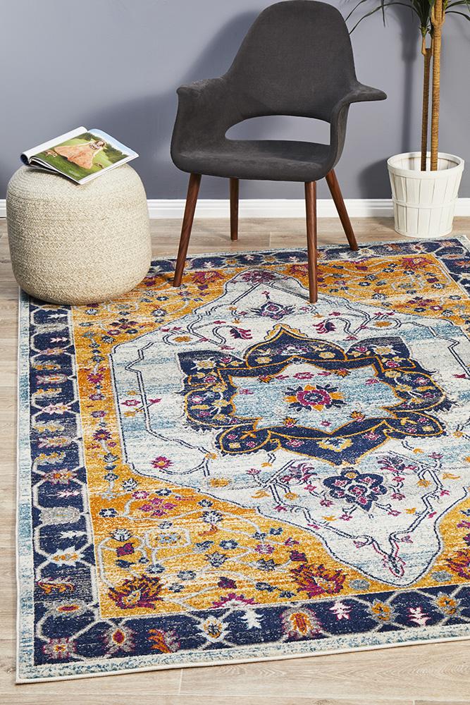 Babil Uruk Bohemian Rust Rug - Floorsome - MODERN - BLN - 201 - RUST - 230X160 - MODERN