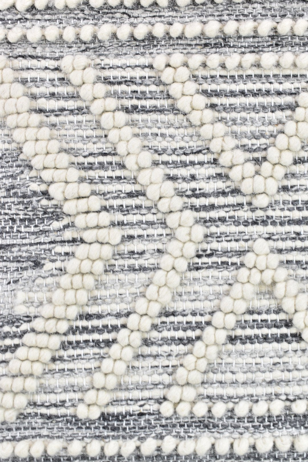 Bihar Silver Handmade Wool and Viscose Rug - Floorsome - FLATWEAVE - DENUB - SILVER - 160X230 - FLATWEAVE