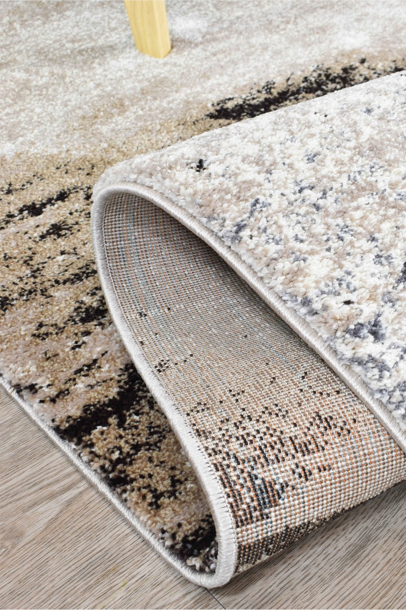 Dahlia 854 Beige Brown Rug - Floorsome - MODERN - MILL - B854A - BEIGE - BROWN - 120X170 - MODERN