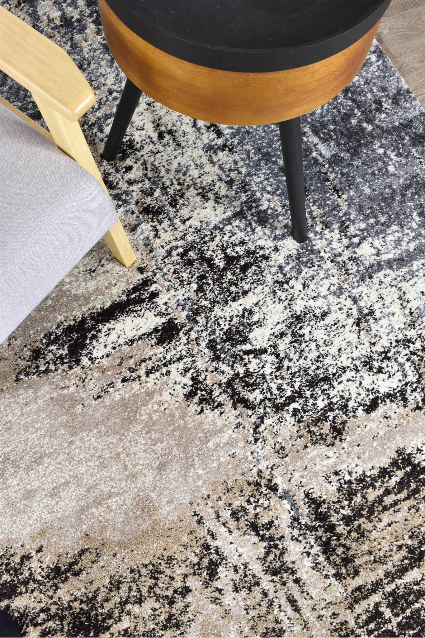 Dahlia 854 Beige Brown Rug - Floorsome - MODERN - MILL - B854A - BEIGE - BROWN - 120X170 - MODERN