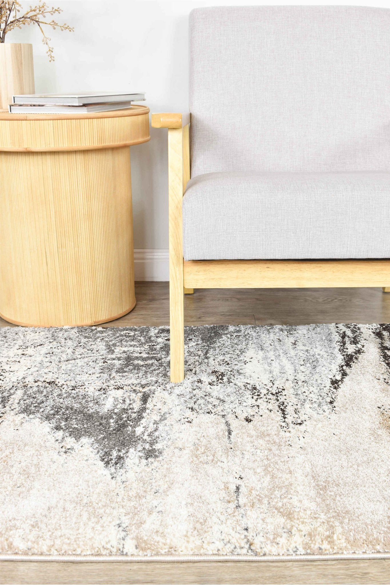 Dahlia 854 Beige Brown Rug - Floorsome - MODERN - MILL - B854A - BEIGE - BROWN - 120X170 - MODERN