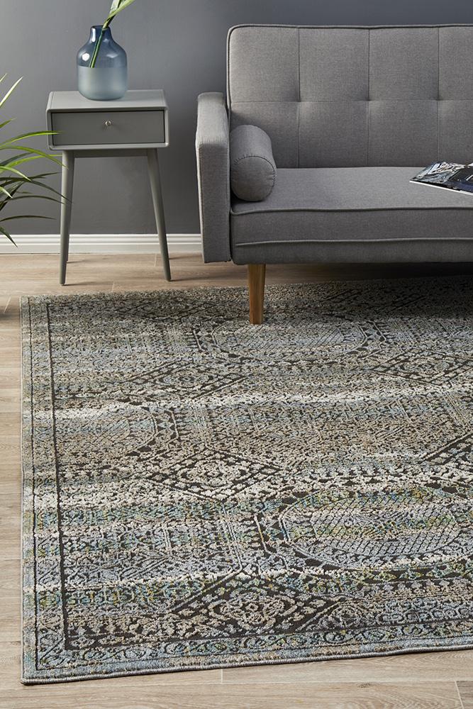 Fluid Morrow Modern Blue Rug - Floorsome - Modern - JEZ - 160 - BLUE - 230X160 - Modern