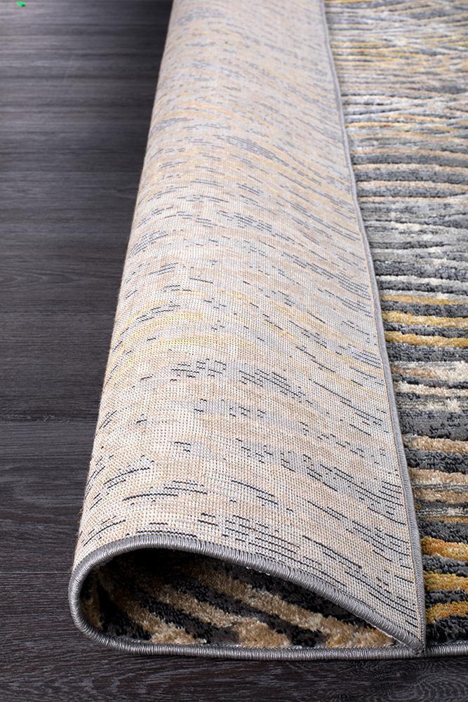 Flurry Modern Charcoal Runner Rug - Floorsome - Modern - DRM - 852 - CHAR - 300X80 - Modern