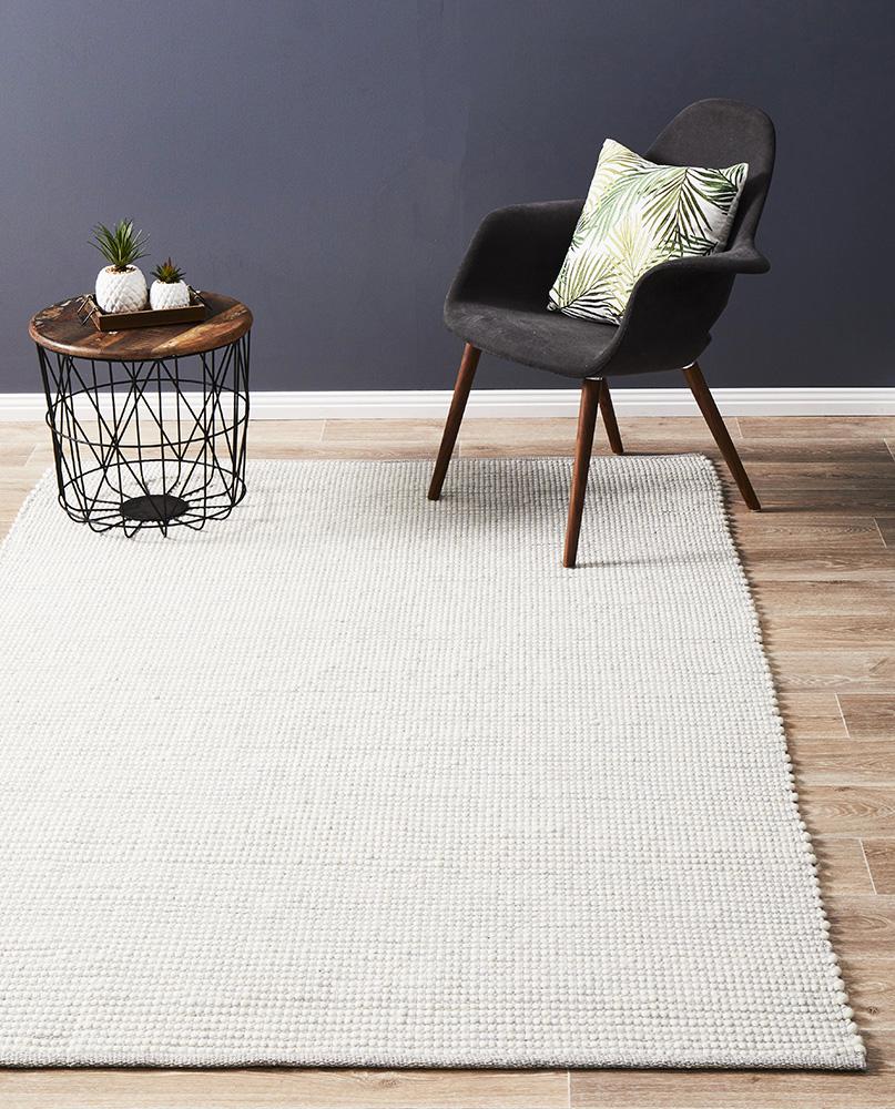 Loft Stunning Wool Grey Rug - Floorsome - Modern - LFT - GREY - 165X115 - Modern