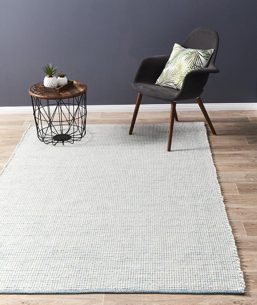 Loft Stunning Wool Turquoise Rug - Floorsome - Modern - LFT - TURQ - 165X115 - Modern