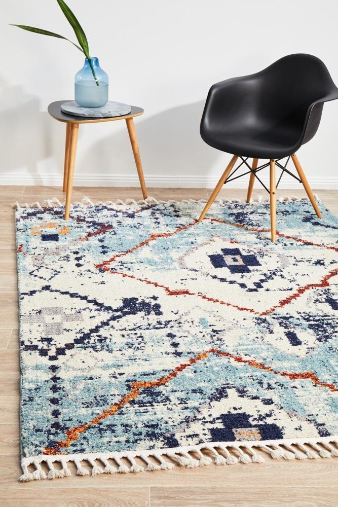 Marrakesh 444 Blue Rug - Floorsome - Modern - MKS - 444 - BLU - 180X120 - Modern