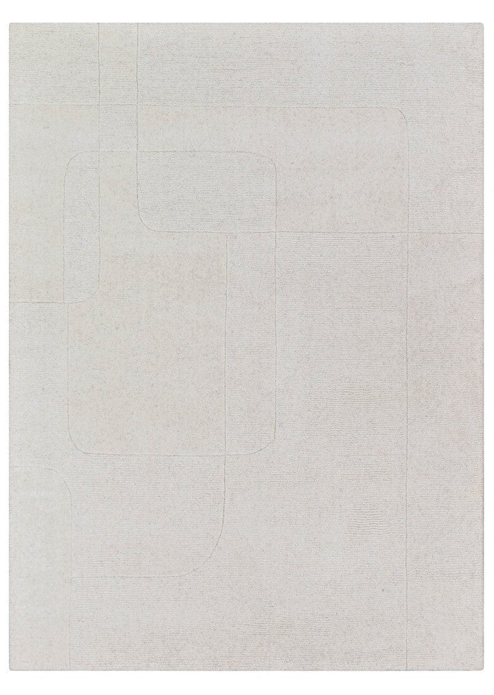 Montana Velvet Ivory Wool Rug - Floorsome - TEXTURED - WESTCOTT - VELVET - 155X225 - TEXTURED