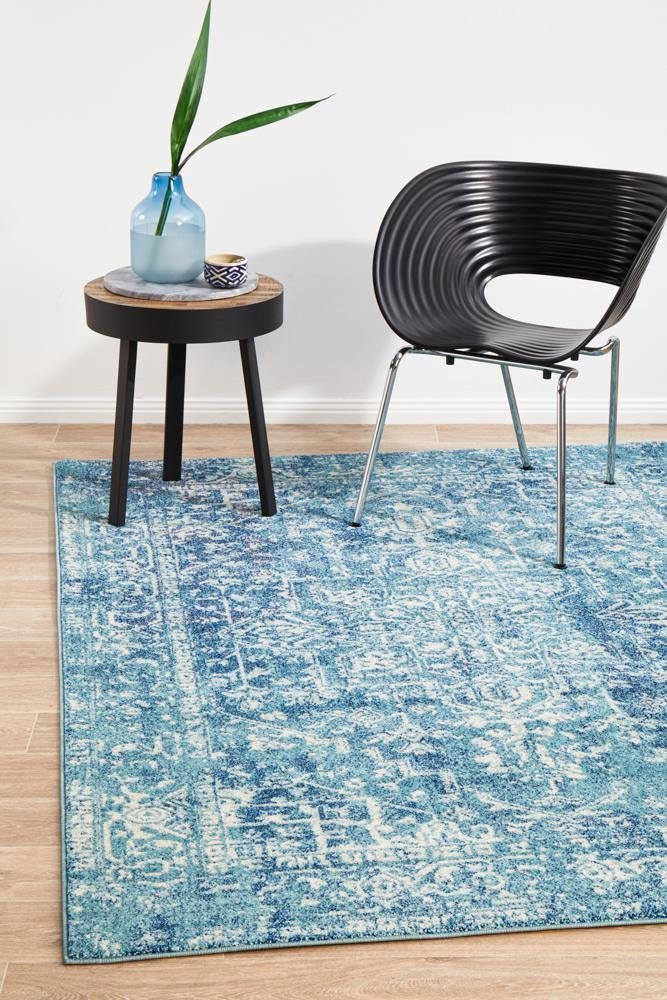 Muse Blue Transitional Rug - Floorsome - Modern - EVO - 253 - BLUE - 230X160 - Modern