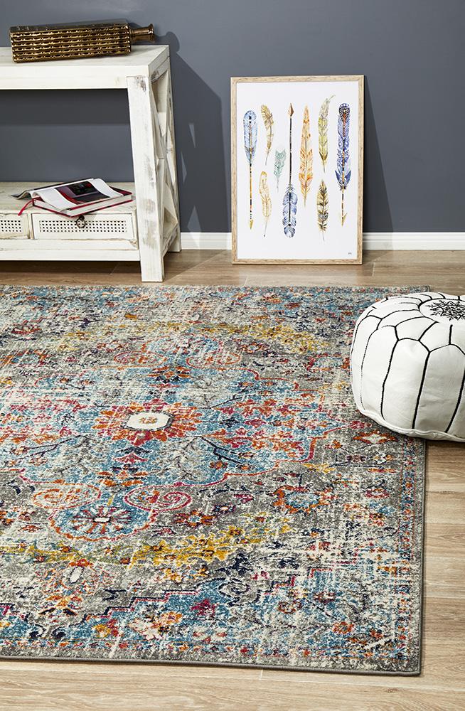 Museum 863 Multi Coloured Rug - Floorsome - MUS - 863 - MULT - 230X160 -