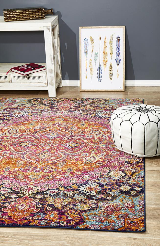 Museum 867 Multi Coloured Rug - Floorsome - MUS - 867 - MULT - 230X160 -