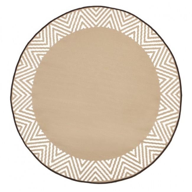 Olympia Beige 180cm Round - Floorsome - Outdoor Rugs - PLROLYMBEIG180R - Outdoor Rugs