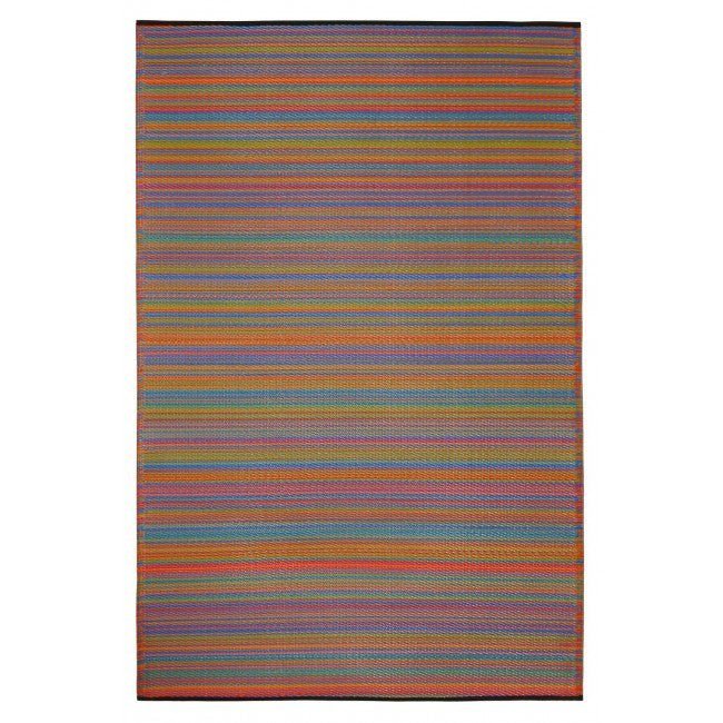 Outdoor Rug Recycled Plastic - Cancun Multicolour - Floorsome - Outdoor Rugs - PLRCANMUL090179 - Outdoor Rugs