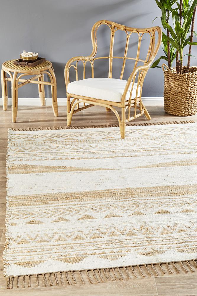Pageant White Rug - Floorsome - MODERN - PRD - 333 - WHT - 220X150 - MODERN