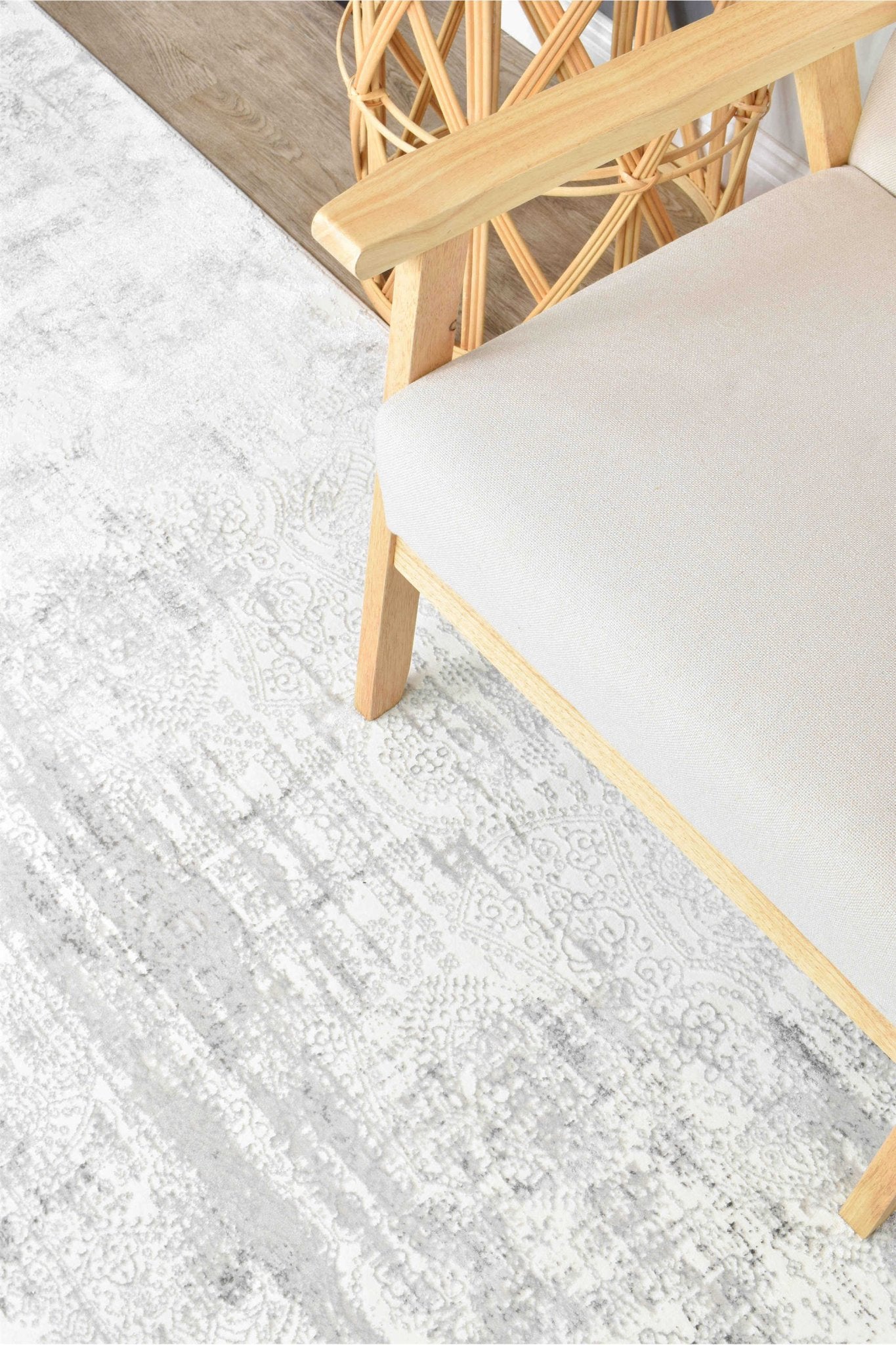 Phoenix 27084A Beige Bravado Rug - Floorsome - INDOOR/OUTDOOR - ARORA - 27084A - DGREY - CREAM - 80X300 - INDOOR/OUTDOOR