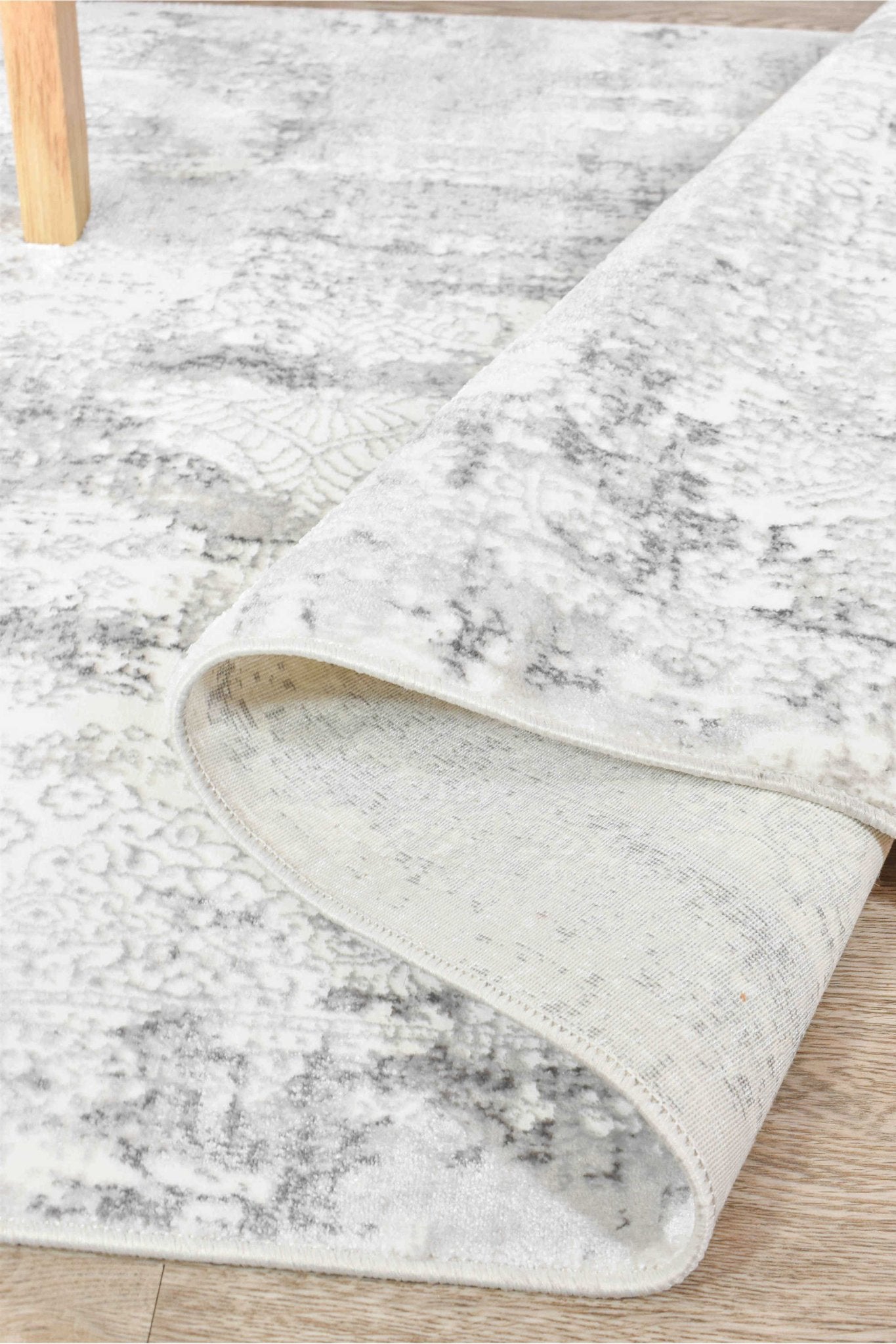 Phoenix 27084A Beige Bravado Rug - Floorsome - INDOOR/OUTDOOR - ARORA - 27084A - DGREY - CREAM - 80X300 - INDOOR/OUTDOOR