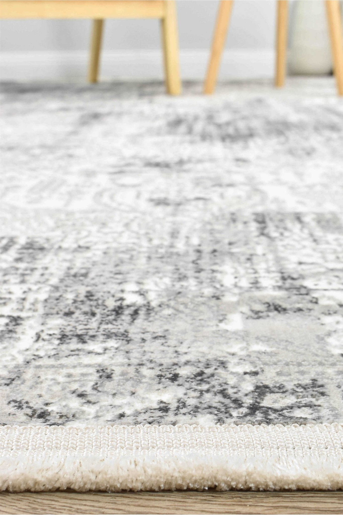 Phoenix 27084A Beige Bravado Rug - Floorsome - INDOOR/OUTDOOR - ARORA - 27084A - DGREY - CREAM - 80X300 - INDOOR/OUTDOOR