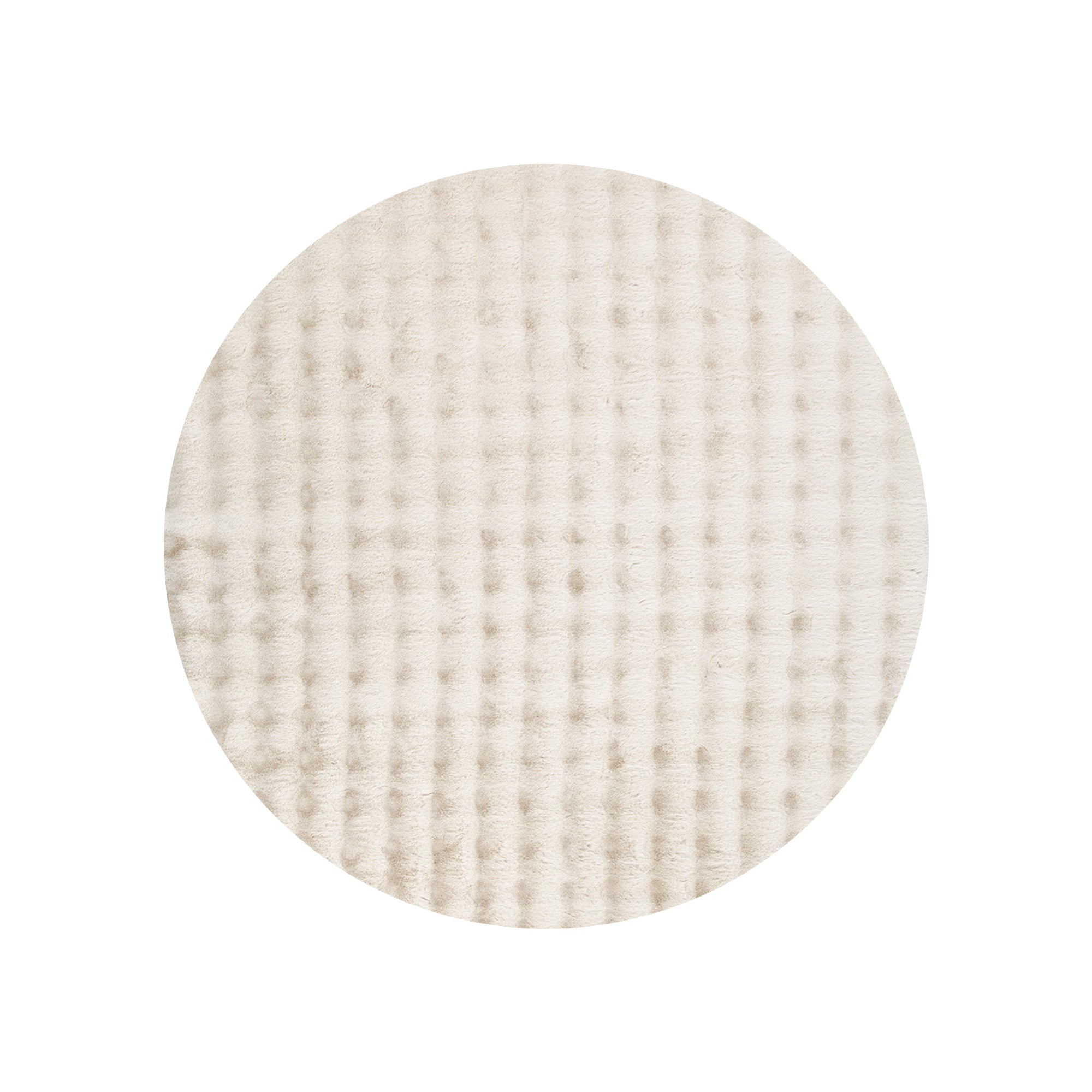 Purity Washable Round Rug Beige - Floorsome - Area Rug - PURI10RSBEIG - Area Rug
