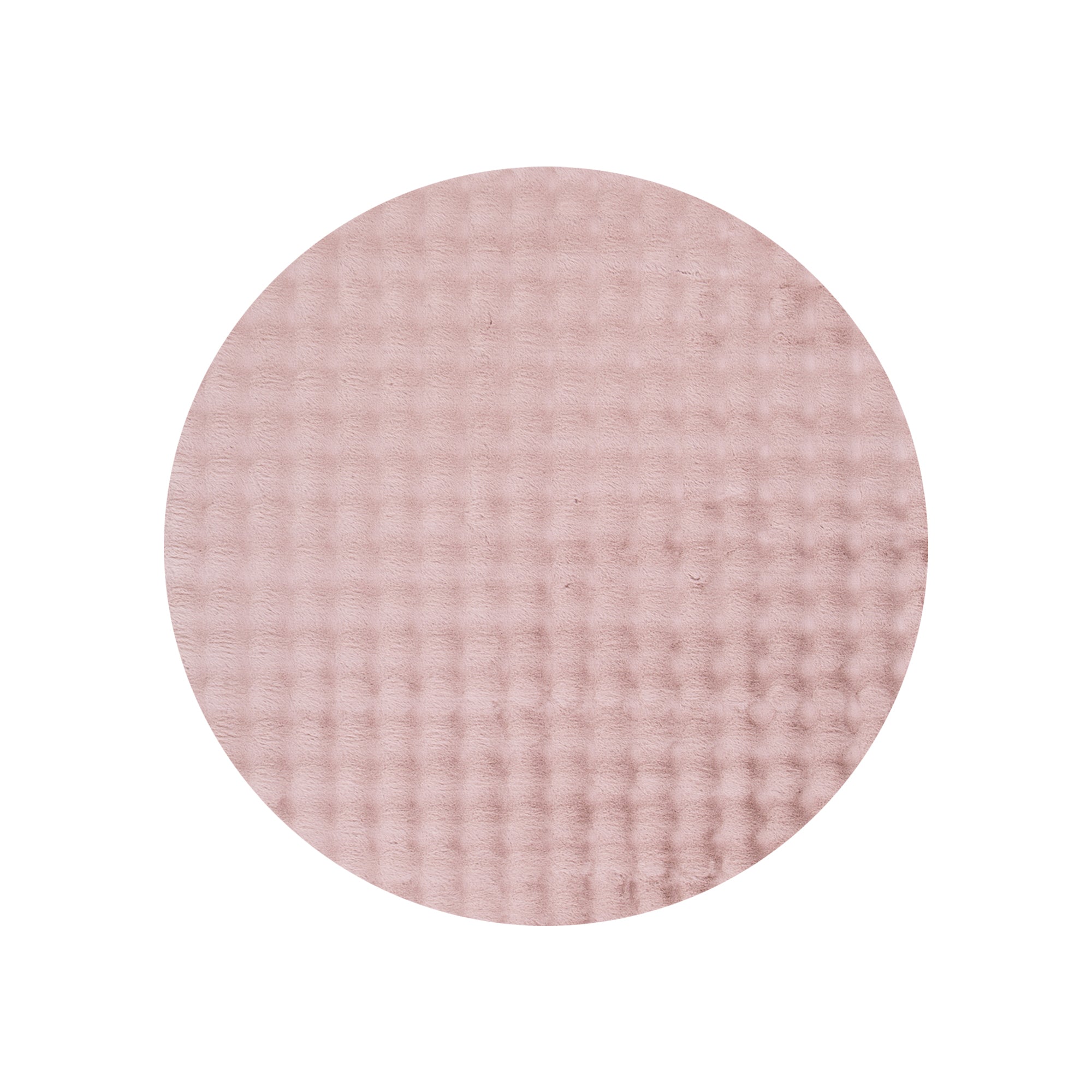 Purity Washable Round Rug Rose Pink - Floorsome - Area Rug - PURI10RROSE - Area Rug