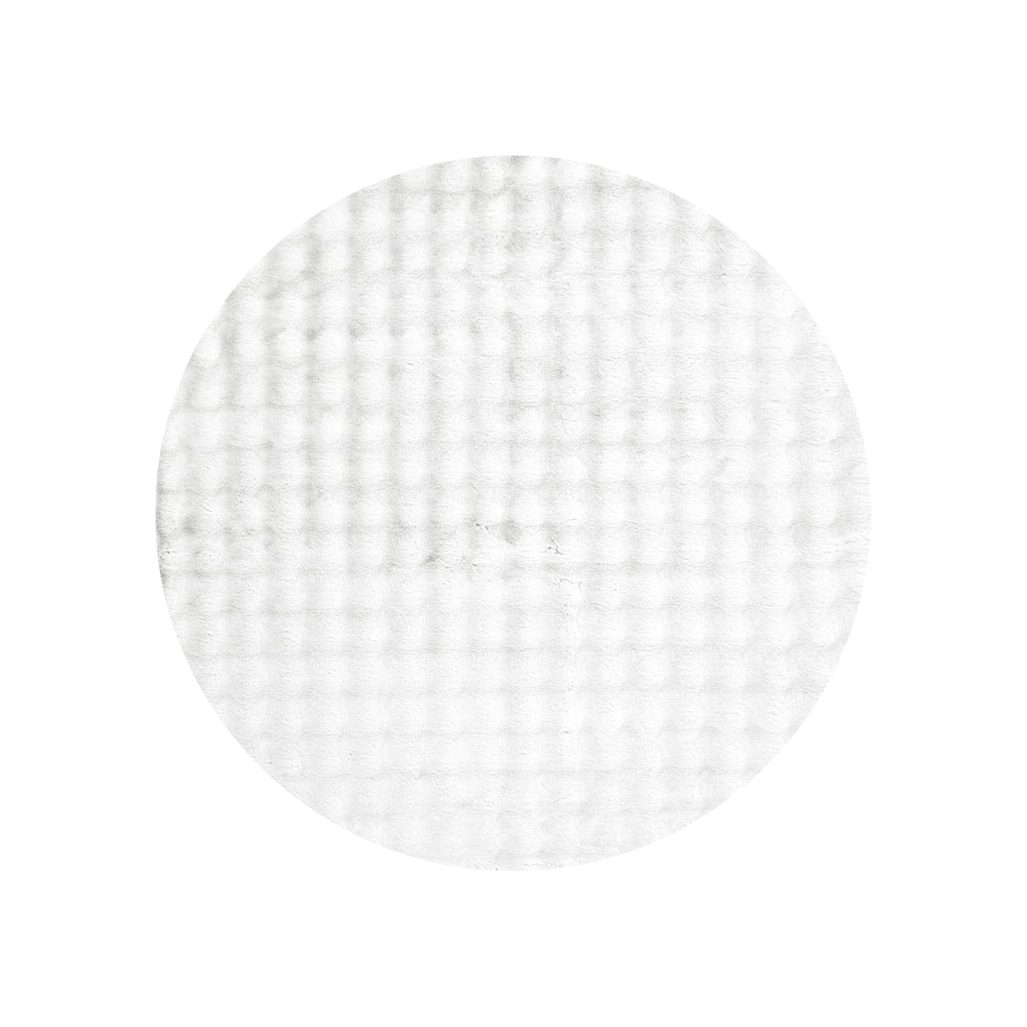 Purity Washable Round Rug White - Floorsome - Area Rug - PURI10RWHIT - Area Rug