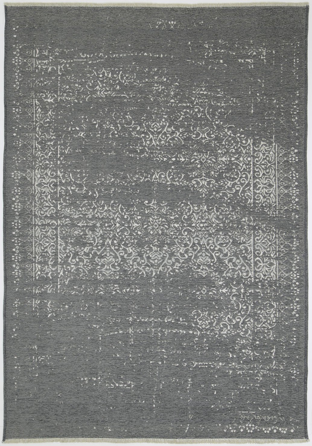 Rustic Vintage Distressed 2 in 1 Reversible Rug Grey - Floorsome - Modern - RUST8036123GREY - Modern