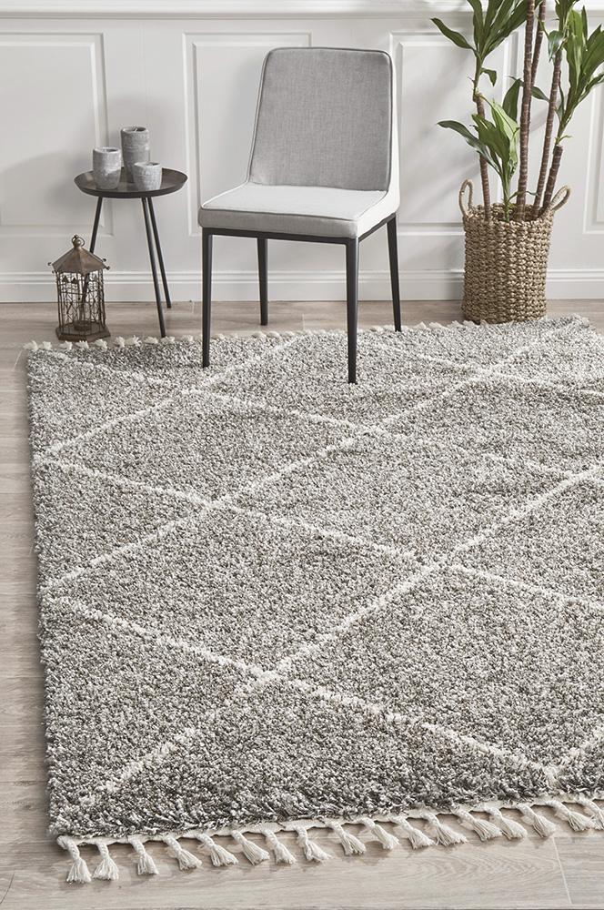 Saffron 22 Grey Rug - Floorsome - MODERN - SAF - 22 - GRY - 170X120 - MODERN