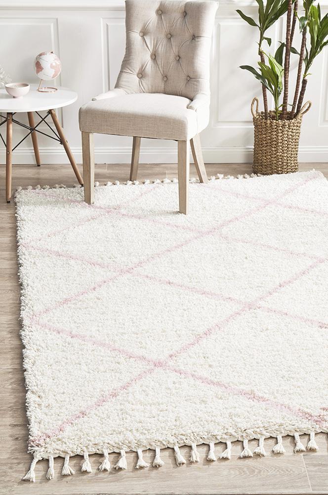 Saffron 22 Pink Rug - Floorsome - MODERN - SAF - 22 - PNK - 170X120 - MODERN