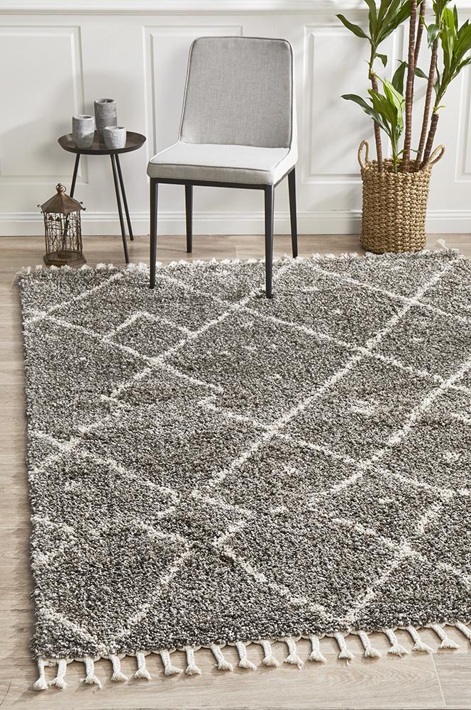 Saffron 44 Grey Rug - Floorsome - MODERN - SAF - 44 - GRY - 170X120 - MODERN