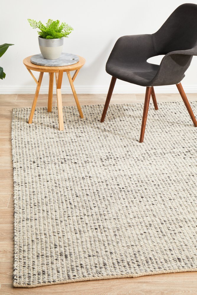 Skandi 300 Grey Wool Rug - Floorsome - Modern - SKAN - 300 - GREY - 225X155 - Modern