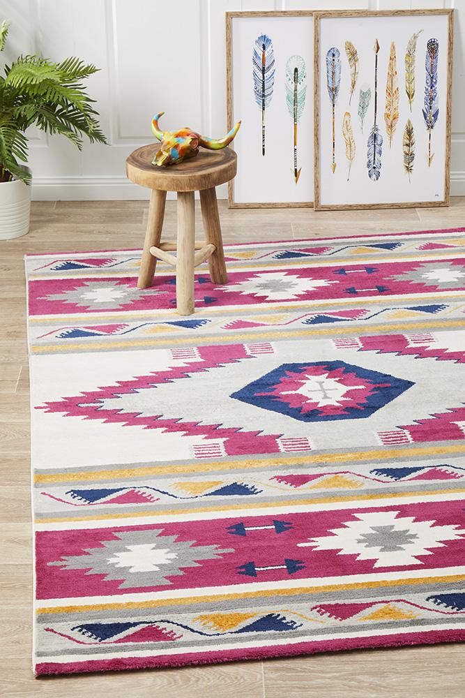 Tanzania Kizigo Crimson Rug - Floorsome - MODERN - ZAN - 761 - CRIM - 230X160 - MODERN