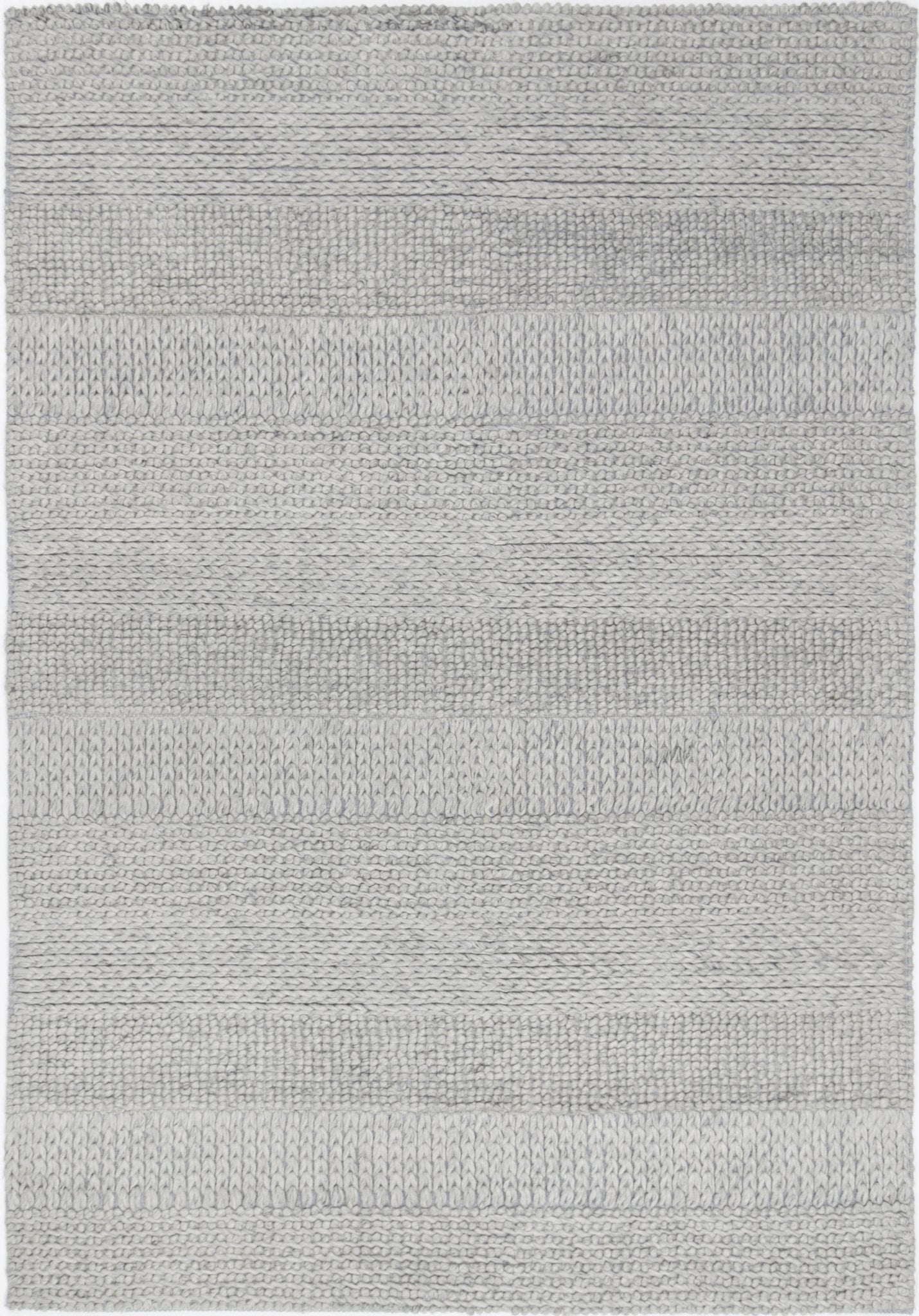 Zayna Grace Grey Wool Blend Rug - Floorsome - Rug - HARL160GRACGREY - Rug