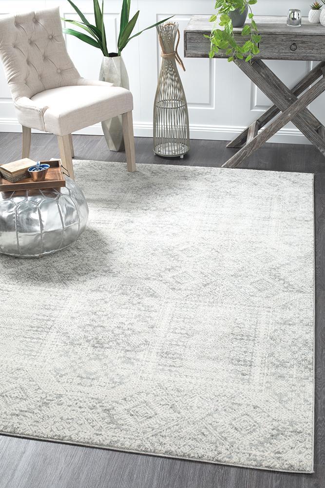 Zelda Silver Grey Rug - Floorsome - Modern - MIR - 351 - SIL - 230X160 - Modern