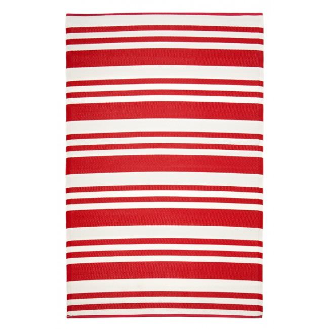Outdoor Rug Recycled Plastic - Cherai Bright Red 180x180cm