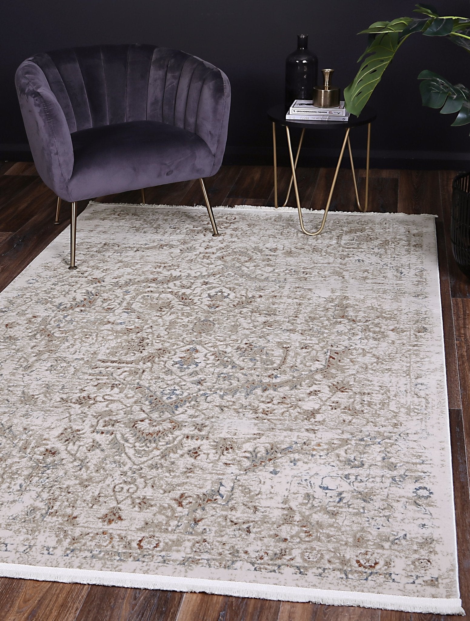 Cordelia Vintage Beige Multi Rug - Floorsome - Rug - BOHE16007BMUL - Rug