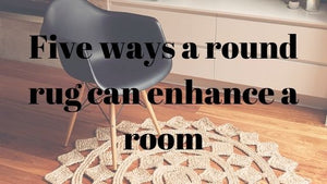 Five ways a round rug can enhance a room