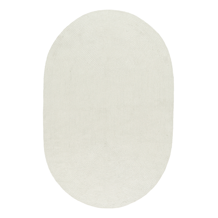Tula Cream Oval Indoor Outdoor Rug