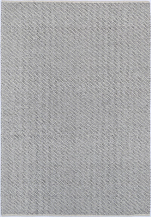 Basalt Grey Wool Blend Textured Rug - GREY
