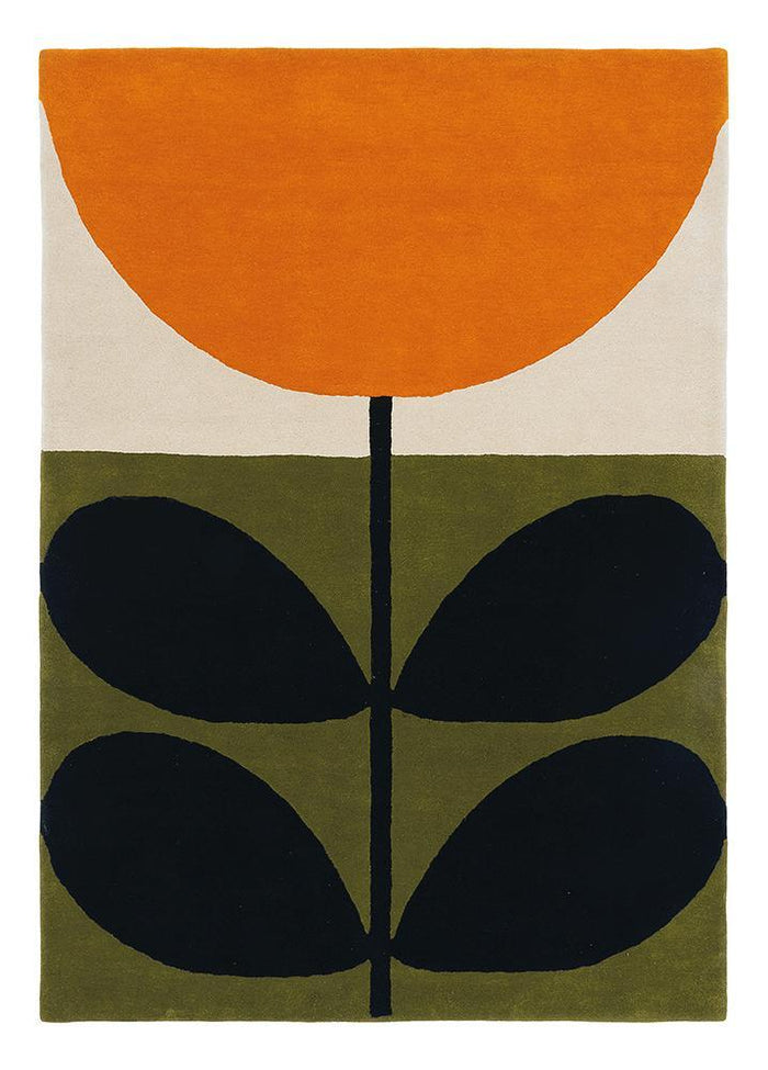 Orla Kiely Stem Black 059803 Rug