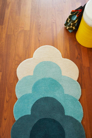 Orla Kiely Optical Flower Teal 061207 Rug