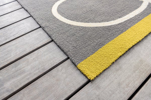 Orla Kiely Giant Linear Stem Slate Outdoor Rug 460605