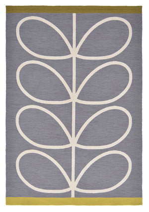 Orla Kiely Giant Linear Stem Slate Outdoor Rug 460605