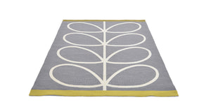 Orla Kiely Giant Linear Stem Slate Outdoor Rug 460605