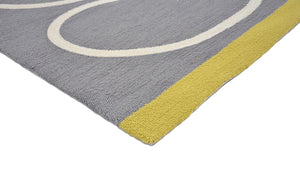 Orla Kiely Giant Linear Stem Slate Outdoor Rug 460605
