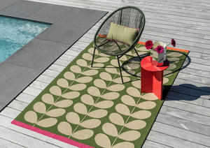 Orla Kiely Solid Stem Basil 463607 Outdoor Rug