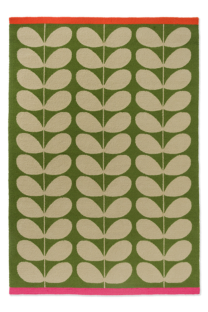 Orla Kiely Solid Stem Basil 463607 Outdoor Rug