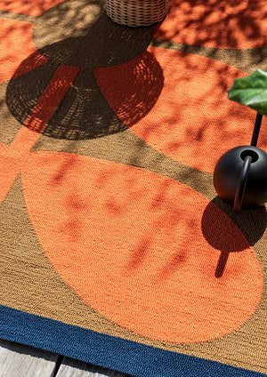 Orla Kiely Giant Sixties St Tomato 463703 Outdoor Rug