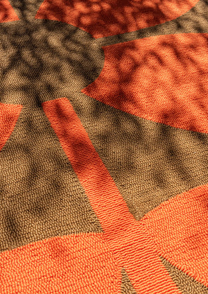 Orla Kiely Giant Sixties St Tomato 463703 Outdoor Rug