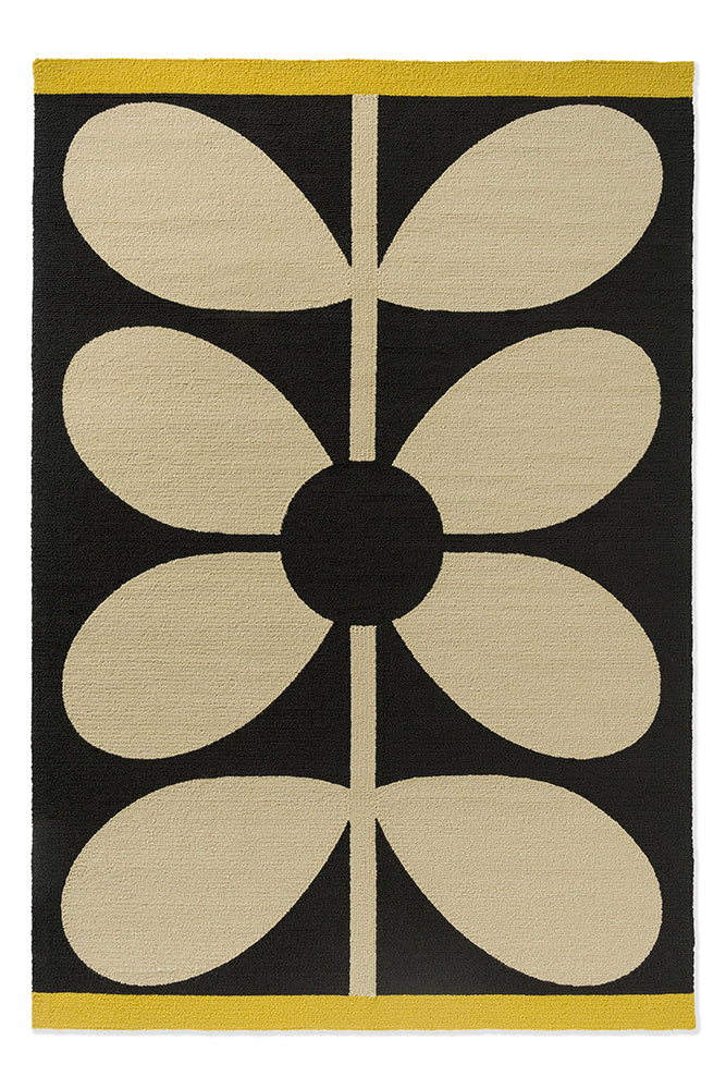 Orla Kiely Giant Sixties Stem Noir 463705 Outdoor - Rug