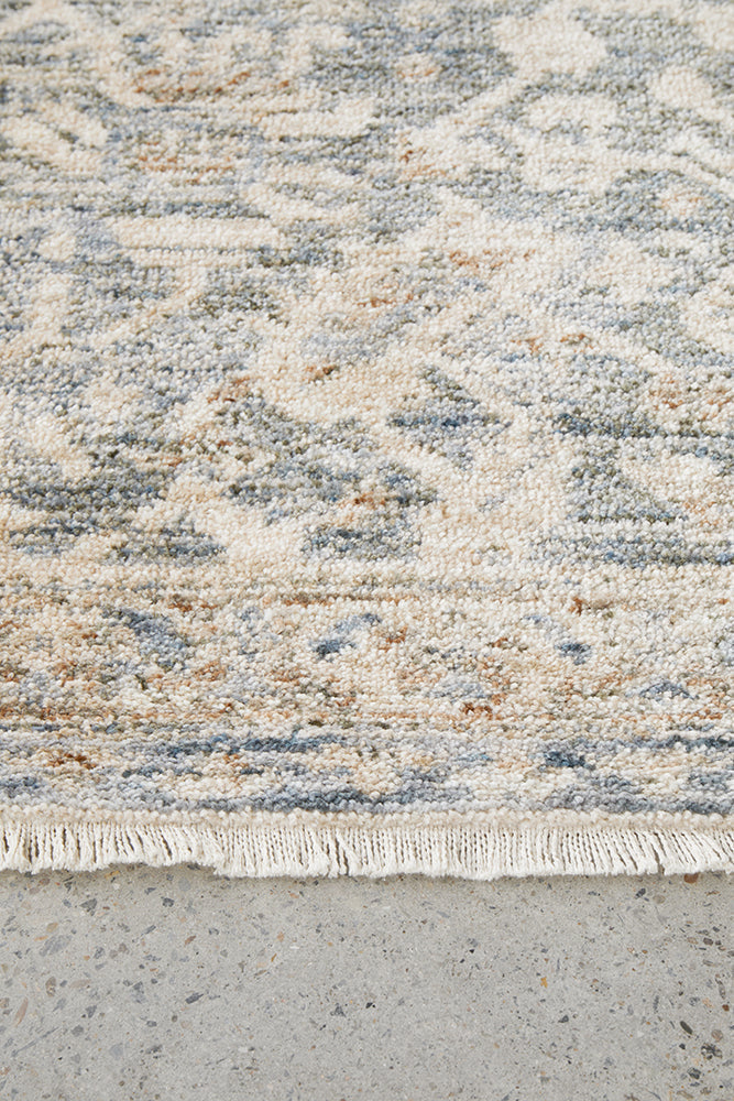 Bodrum Alvin Blue Runner Rug