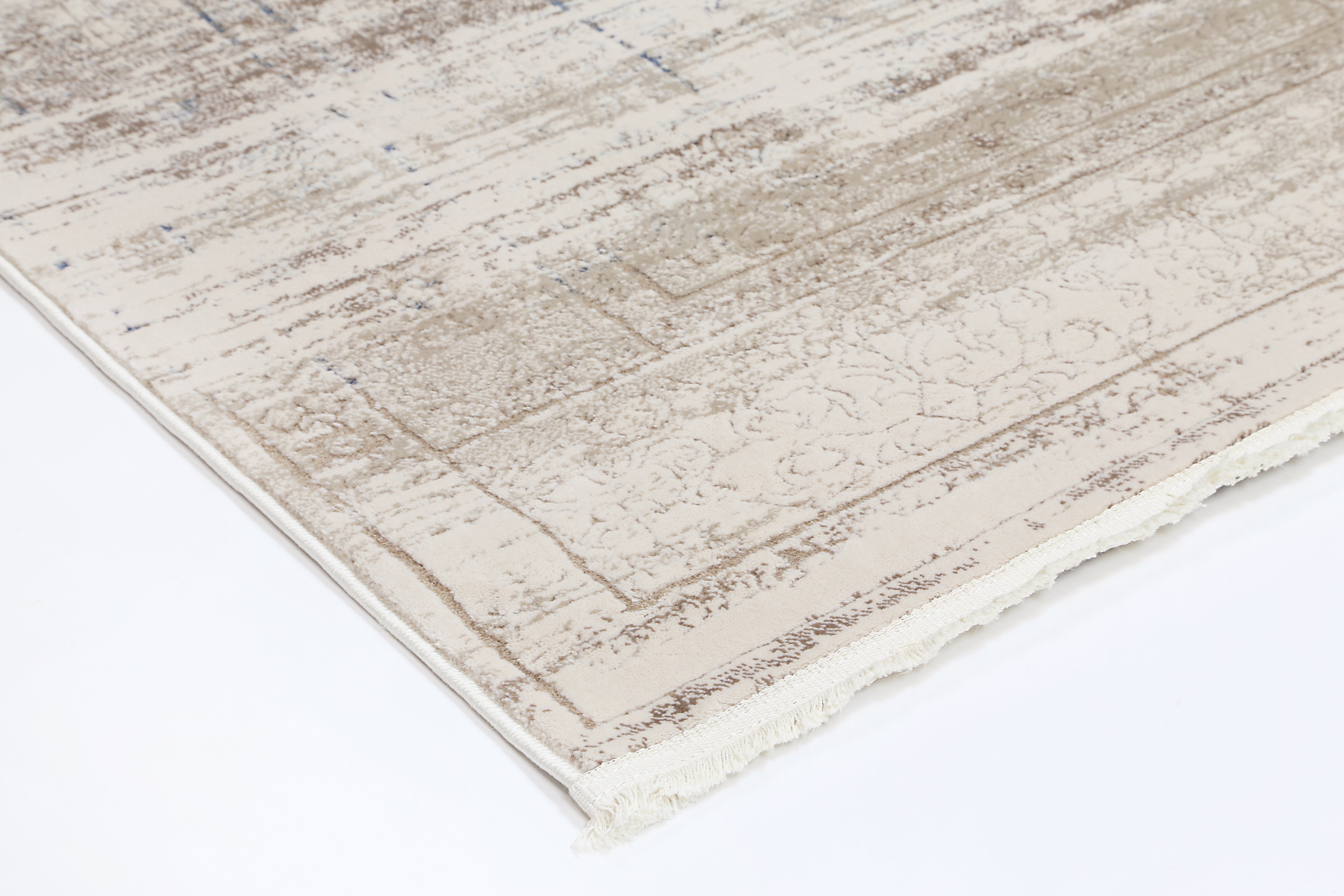 Bohemian Paradise Traditional Grey Blue Rug - Pattern 04